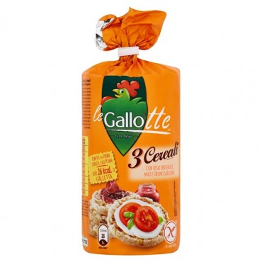 Riso Gallo Three Grain Rice Cake 100g